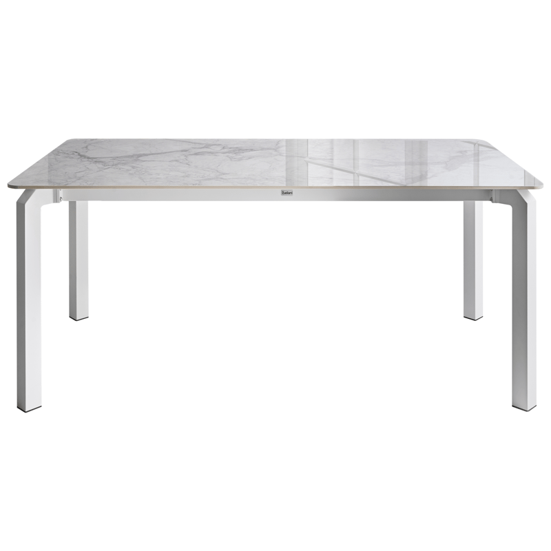 Spisebord udendørs Feletto 90x180 cm Sten Hvid - Hvid - Havemøbler - Havebord - Spisebord & havebord