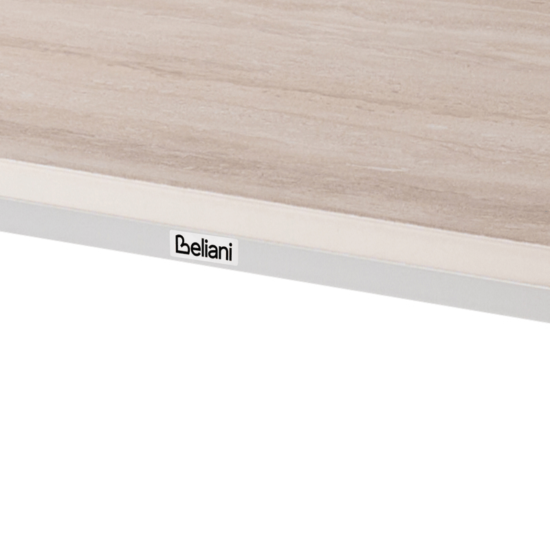 Spisebord udendørs Rodallo 90x160 cm Sten - Beige/Hvid - Havemøbler - Havebord - Spisebord & havebord