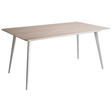 Spisebord udendørs Rodallo 90x160 cm Sten - Beige/Hvid - Havemøbler - Havebord - Spisebord & havebord