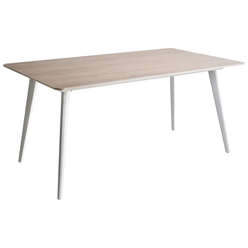 Spisebord udendørs Rodallo 90x160 cm Sten, Beige/Hvid