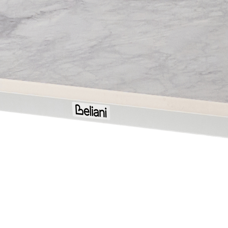 Spisebord udendørs Rodallo 90x160 cm Sten - Hvid - Havemøbler - Havebord - Spisebord & havebord