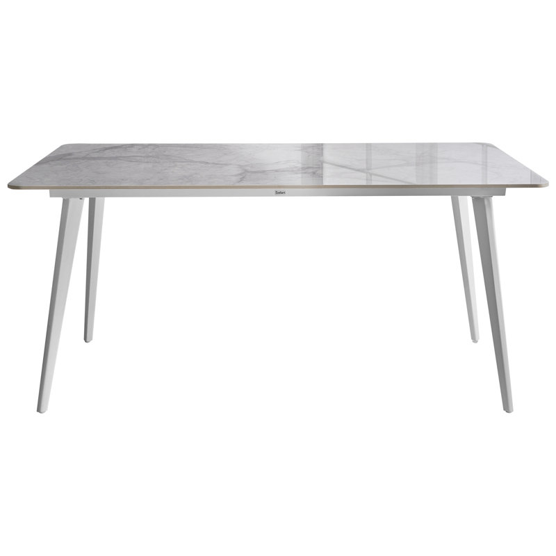 Spisebord udendørs Rodallo 90x160 cm Sten - Hvid - Havemøbler - Havebord - Spisebord & havebord