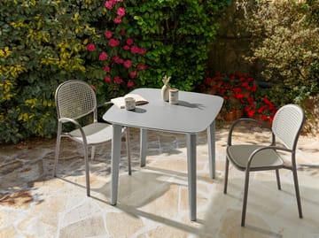 Spisebord udendørs Sorico 86 cm 86 cm - Grå - Havemøbler - Havebord - Spisebord & havebord