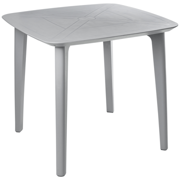 Spisebord udendørs Sorico 86 cm 86 cm - Grå - Havem øbler - Havebord - Spisebord & havebord