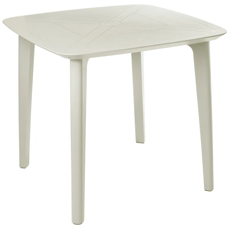 Spisebord udendørs Sorico 86x86 cm, Beige