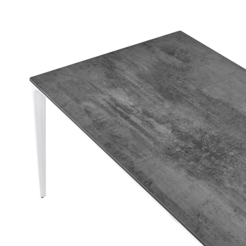 Spisebord udendørs Sovareto 90x180 cm steneffekt - Grå - Havemøbler - Havebord - Spisebord & havebord