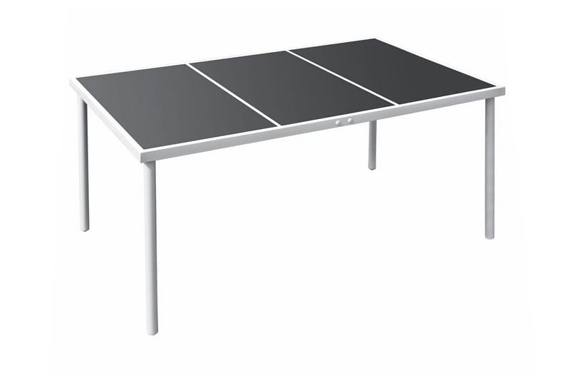 Udendørs Spisebord 150 X 90 X 74 Cm Sort - Sort - Havemøbler - Havebord - Spisebord & havebord