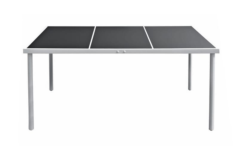 Udendørs Spisebord 150 X 90 X 74 Cm Sort - Sort - Havemøbler - Havebord - Spisebord & havebord