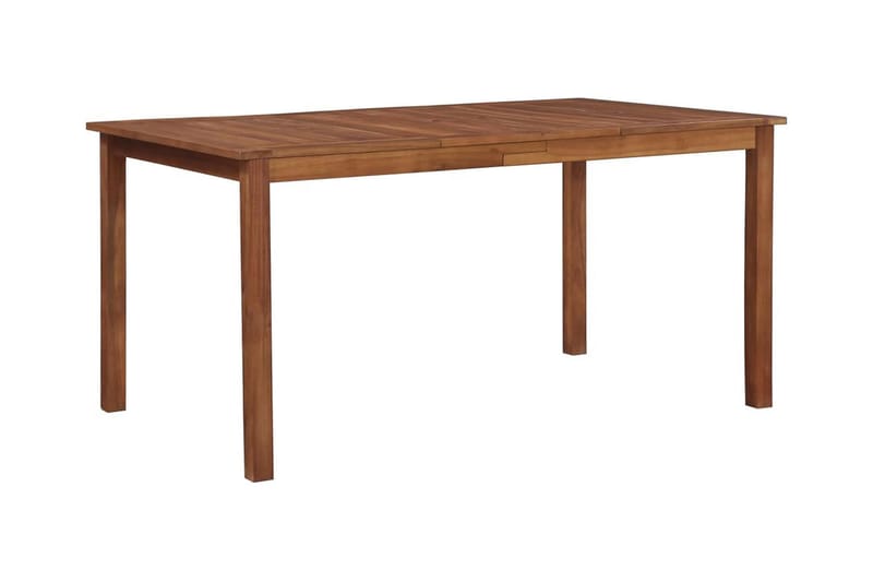 Udendørs Spisebord Massivt Akacietræ 150 X 90 X 74 Cm - Brun - Havemøbler - Havebord - Spisebord & havebord