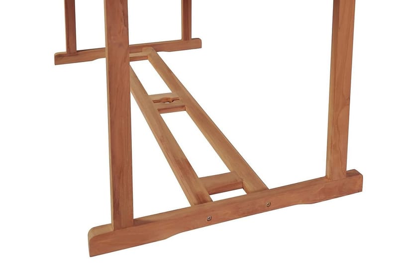 Udendørs Spisebord Rektangulær 180 X 90 X 75 Cm Teaktræ - Brun - Havemøbler - Havebord - Spisebord & havebord