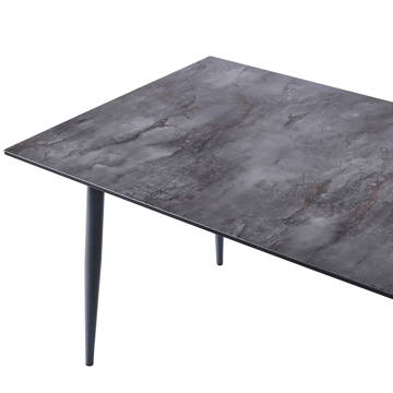 Spisebord udendørs Tolentino 180 cm steneffekt - Grå - Havemøbler - Havebord - Spisebord & havebord