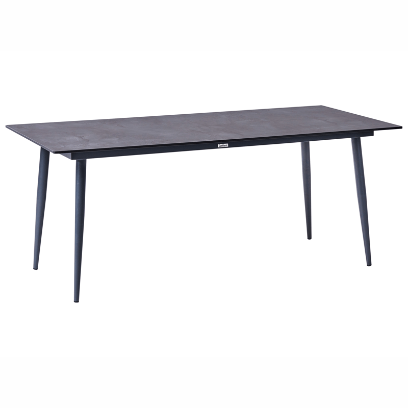 Spisebord udendørs Tolentino 180 cm steneffekt, Grå
