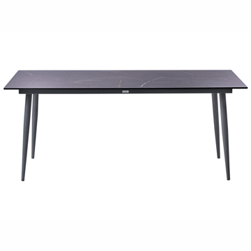 Spisebord udendørs Tolentino 90x180 cm marmoreffekt - Grå - Havemøbler - Havebord - Spisebord & havebord