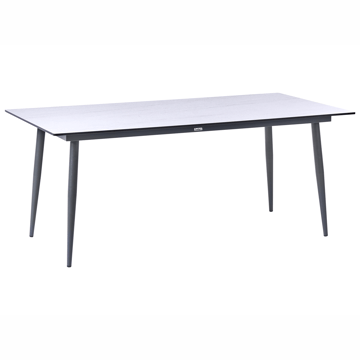 Spisebord udendørs Tolentino 90x180 cm steneffekt - Grå/Beige - Havemøbler - Havebord - Spisebord & havebord