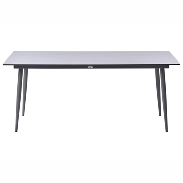 Spisebord udendørs Tolentino 90x180 cm steneffekt - Grå/Beige - Havemøbler - Havebord - Spisebord & havebord