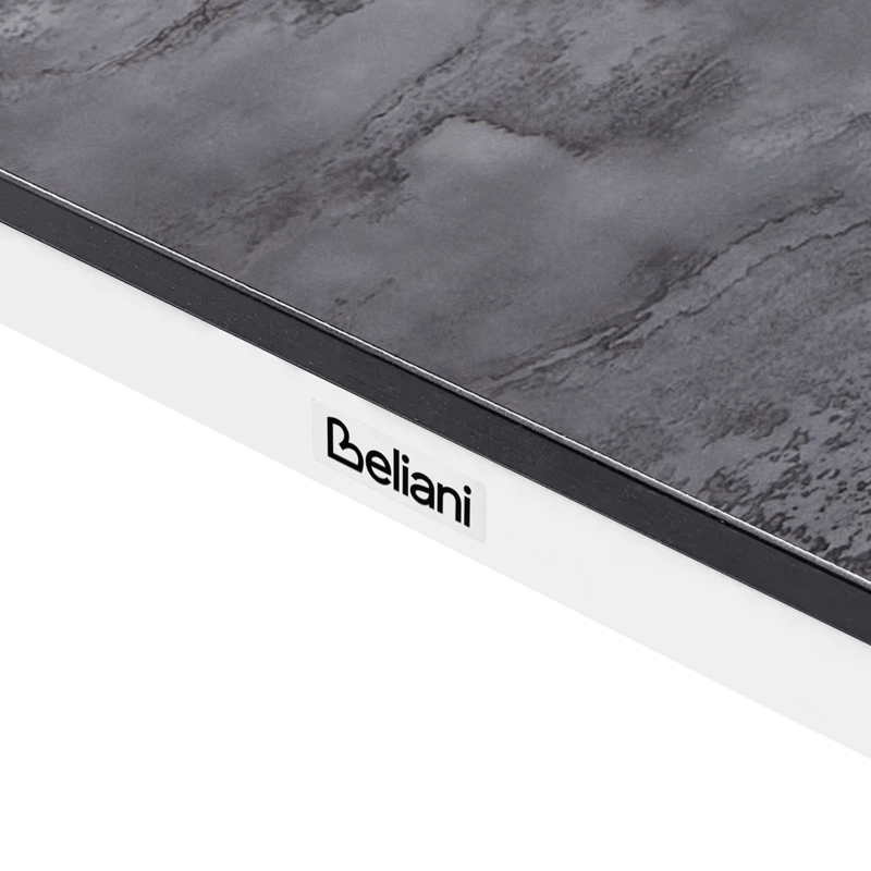 Spisebord udendørs Tolentino 90x180 cm steneffekt - Hvid/Grå - Havemøbler - Havebord - Spisebord & havebord