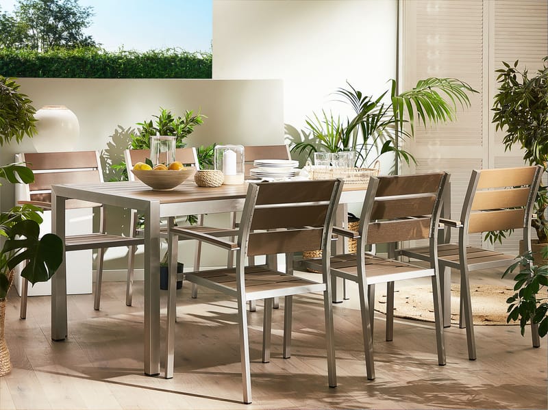 Spisebord Vernio 180 cm - Brun - Havemøbler - Havebord - Spisebord & havebord