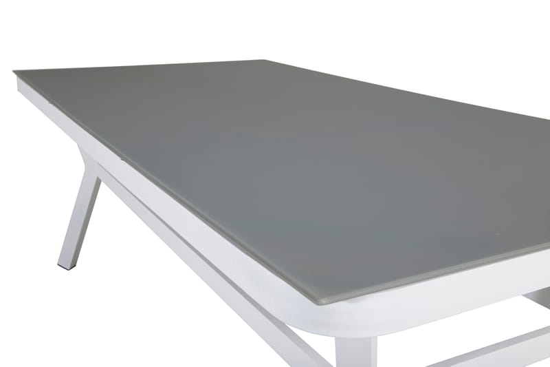 Virya Spisebord 200 cm Hvid/Grå - Venture Home - Spisebord & havebord