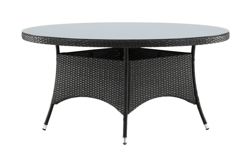 Volta Spisebord Ø150 cm Sort - Venture Home - Havemøbler - Havebord - Spisebord & havebord