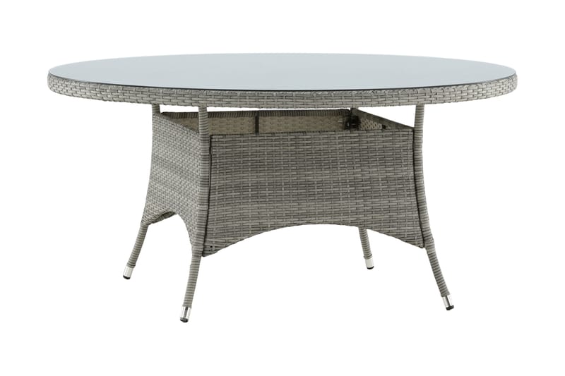 Volta Spisebord 150 Rund Grå - Venture Home - Havemøbler - Havebord - Spisebord & havebord