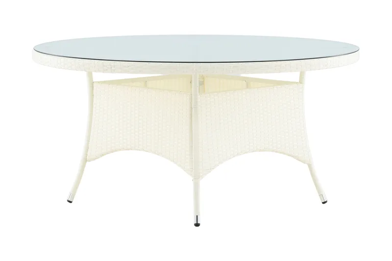 Volta Spisebord 150 Rund - Hvid - Havemøbler - Havebord - Spisebord & havebord