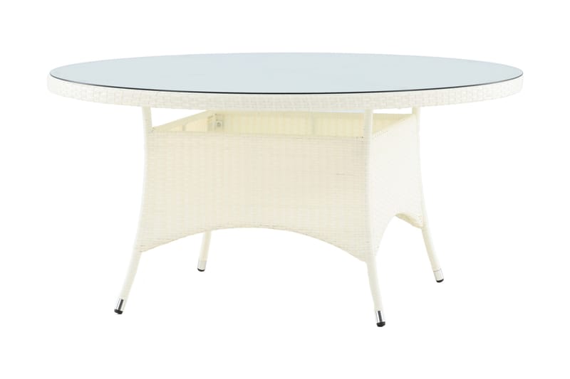 Volta Spisebord 150 Rund - Hvid - Havemøbler - Havebord - Spisebord & havebord