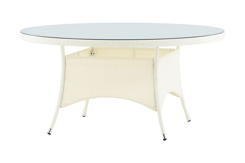 Volta Spisebord 150 Rund - Hvid - Havemøbler - Havebord - Spisebord & havebord