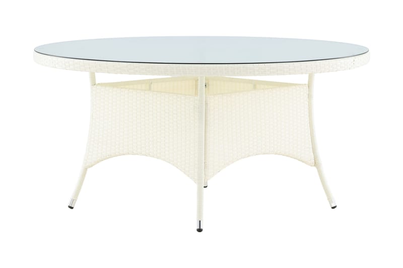 Volta Spisebord 150 Rund - Hvid - Havemøbler - Havebord - Spisebord & havebord