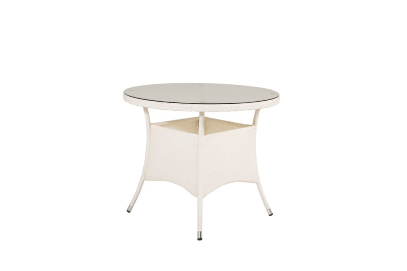 Volta Spisebord 90 Rund - Hvid - Havemøbler - Havebord - Spisebord & havebord
