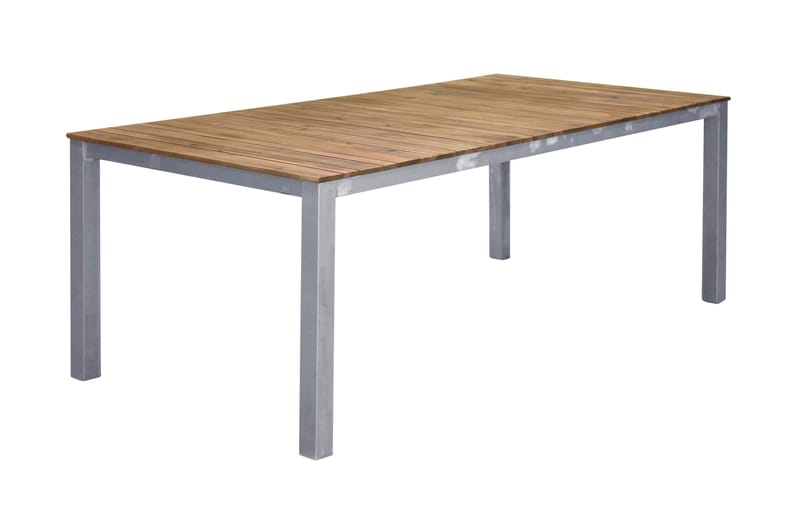 Zenia Spisebord 200 cm Sølv/Brun - Venture Home - Spisebord & havebord