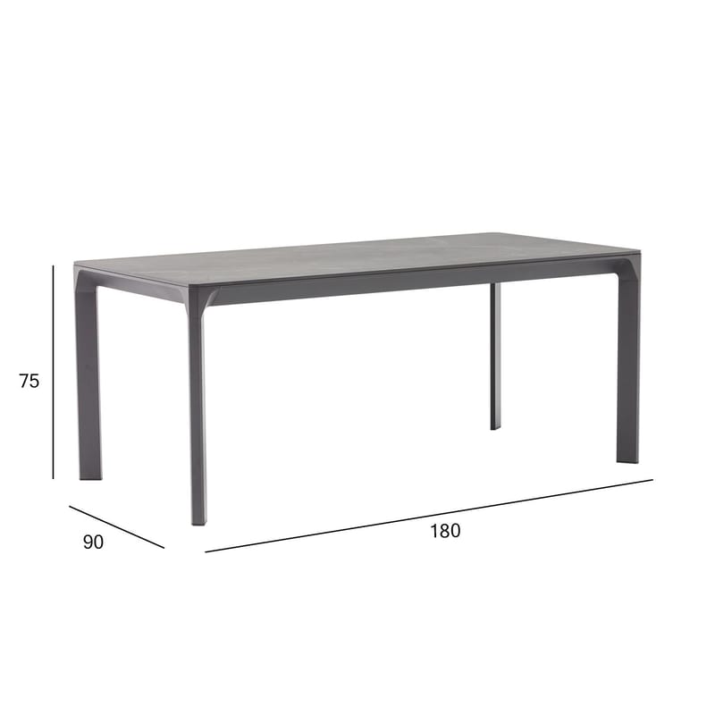 Table HOME4YOU - antracit - Havemøbler - Havebord - Spisebord & havebord