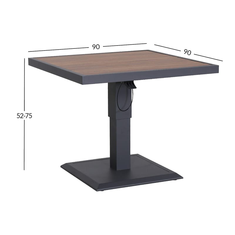 Table HOME4YOU - Grå - Havemøbler - Havebord - Spisebord & havebord