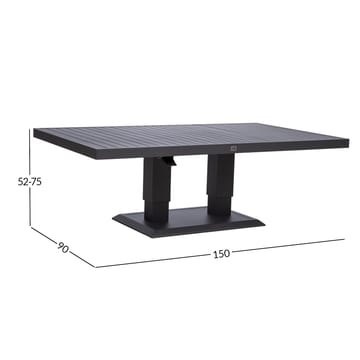 Table HOME4YOU - Mørkegrå - Havemøbler - Havebord - Spisebord & havebord
