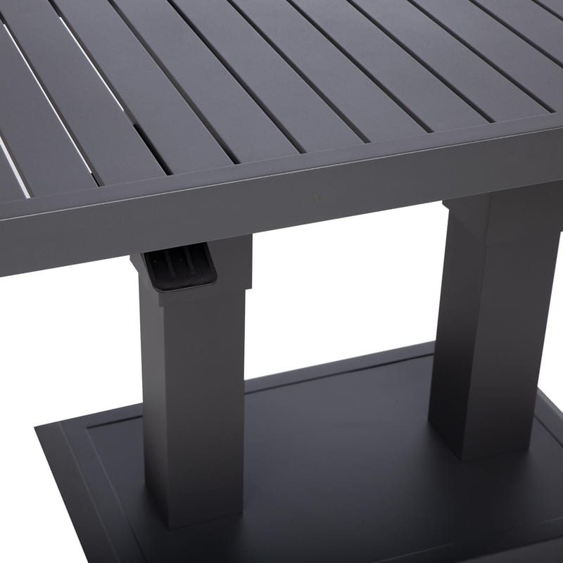 Table HOME4YOU - mørkegrå - Havemøbler - Havebord - Spisebord & havebord