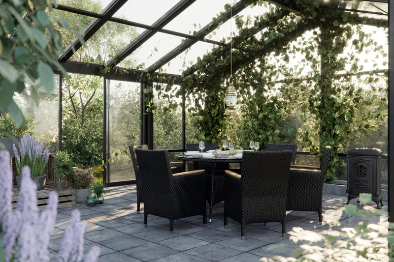 Thor Bord Rundt 140 cm - Sort - Havemøbler - Havebord - Spisebord & havebord