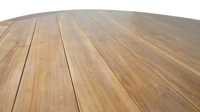 Toscana Udendørsbord Ø180 cm - Naturligt Farvet - Havemøbler - Havebord - Spisebord & havebord