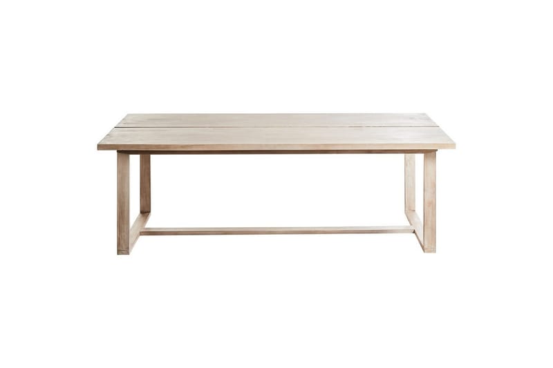 Trädgårdsbord Beliani Azzanello Light wood - Havemøbler - Havebord - Spisebord & havebord