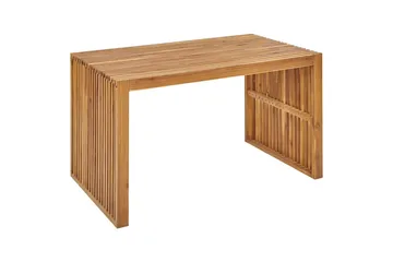 Trädgårdsbord Beliani Bellano 120x70x70 cm Light wood - Havemøbler - Havebord - Spisebord & havebord