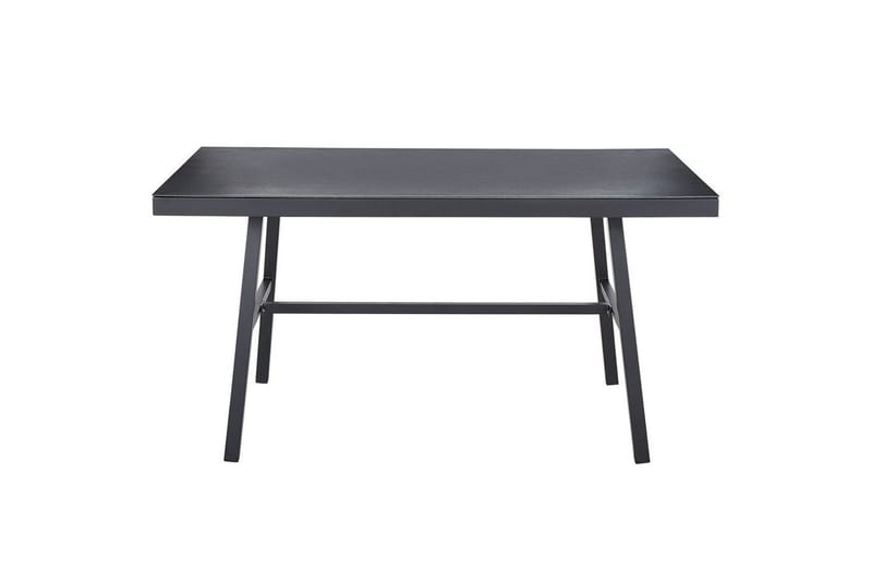Trädgårdsbord Beliani Canetto Black - Havemøbler - Havebord - Spisebord & havebord