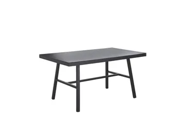 Trädgårdsbord Beliani Canetto Black - Havemøbler - Havebord - Spisebord & havebord