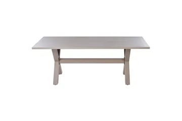 Trädgårdsbord Beliani Cascais Beige - Havemøbler - Havebord - Spisebord & havebord