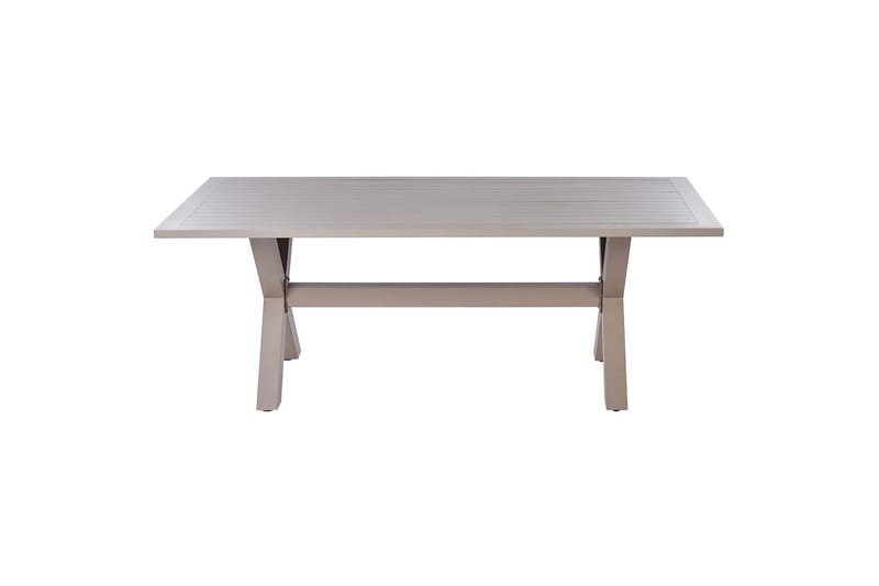 Trädgårdsbord Beliani Cascais Beige - Havemøbler - Havebord - Spisebord & havebord