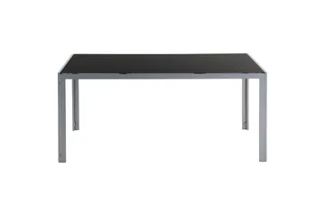 Trädgårdsbord Beliani Catania Black||Silver - Havemøbler - Havebord - Spisebord & havebord