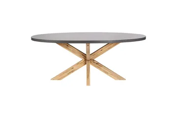 Trädgårdsbord Beliani Oristano Grey||Light wood - Havemøbler - Havebord - Spisebord & havebord