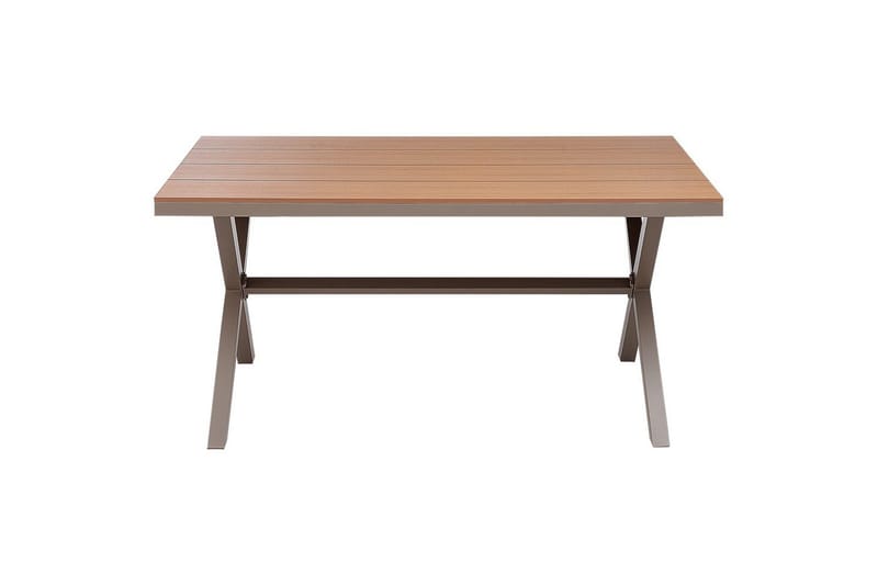 Trädgårdsbord Beliani Tiano Light wood||Grey - Havemøbler - Havebord - Spisebord & havebord