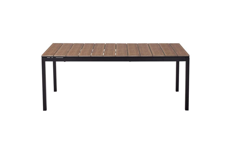 Trädgårdsbord Beliani Tofane Grå/svart Light wood||Black - Havemøbler - Havebord - Spisebord & havebord
