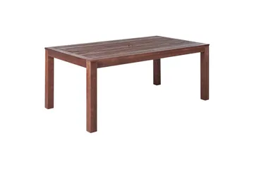 Trädgårdsbord Beliani Tuscania Dark wood - Havemøbler - Havebord - Spisebord & havebord
