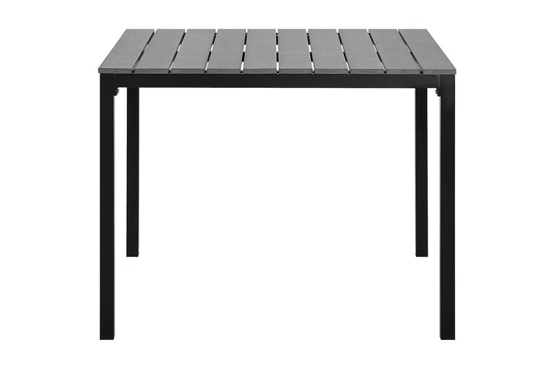 Trädgårdsbord Beliani Prato Grey||Black - Havemøbler - Havebord - Spisebord & havebord