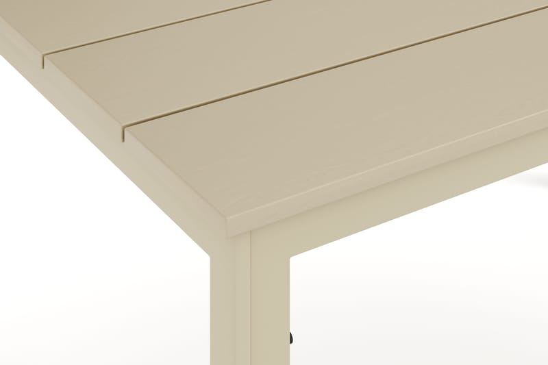 Tunis Spisebord Udendørs 140x90 cm Rektangulært - Beige - Havemøbler - Havebord - Spisebord & havebord