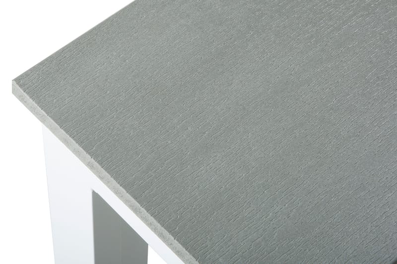 Tunis Spisebord Udendørs 140x90 cm Rektangulært - Hvid/Grå - Havemøbler - Havebord - Spisebord & havebord